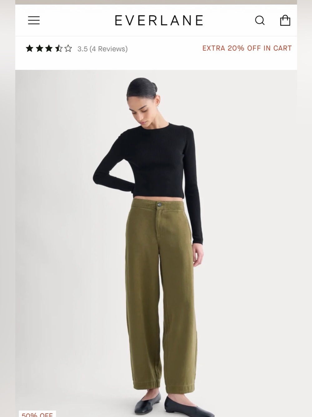 Everlane BALLOON PANT IN BUTTERSOFT